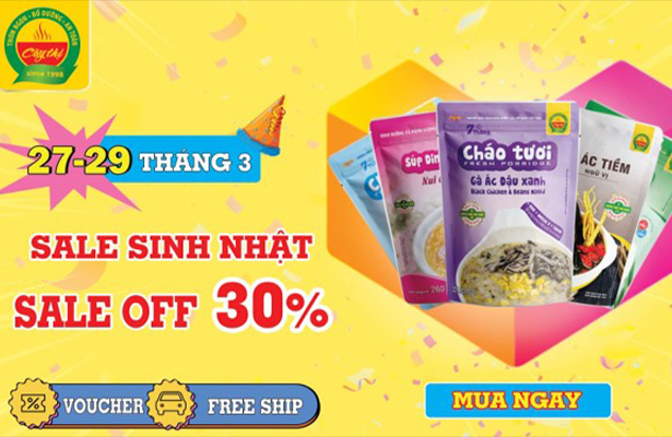 SIÊU SALE SINH NHẬT LAZADA ĐÃ TỚI