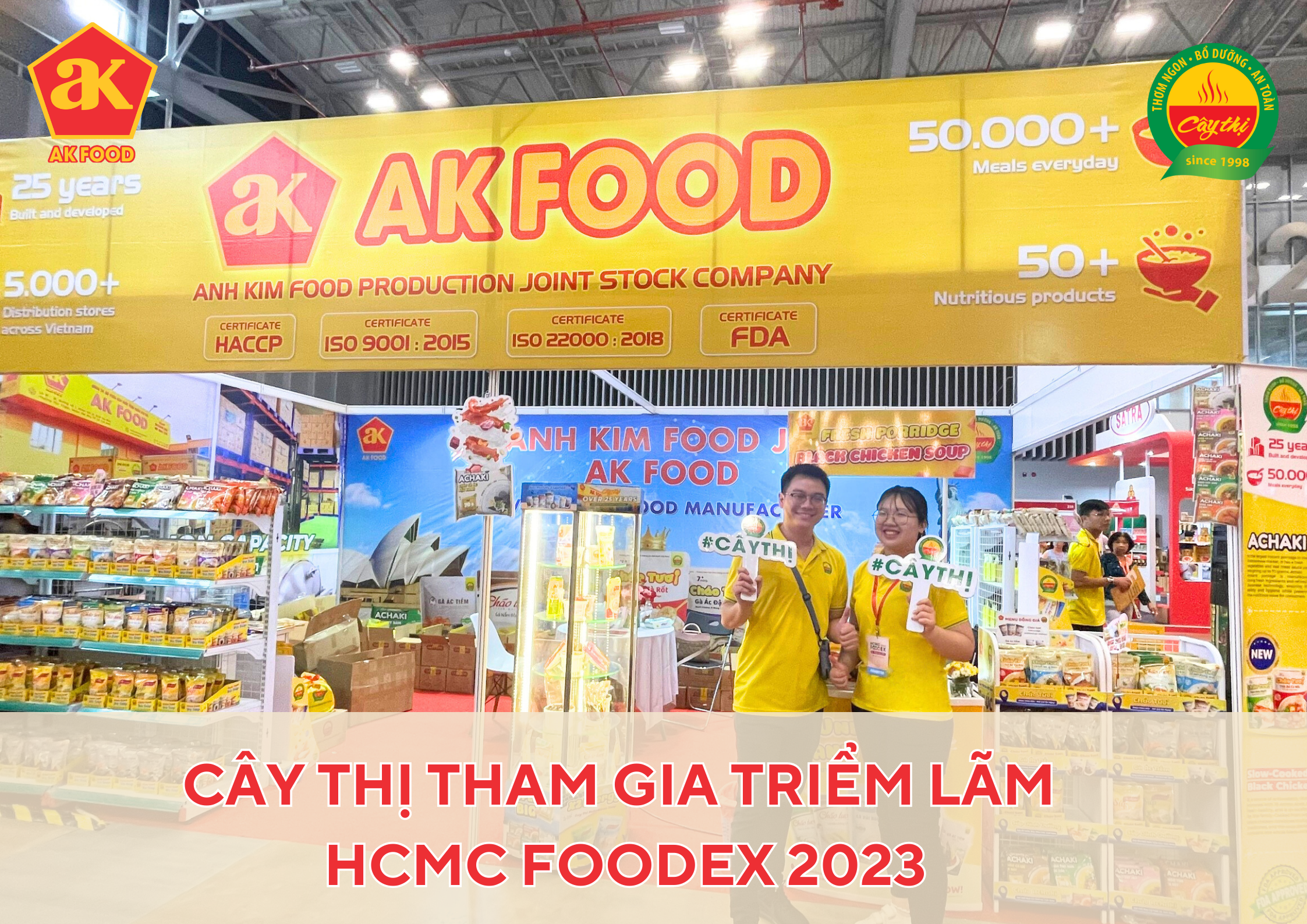 Cây Thị tham gia Triển Lãm Quốc tế ngành lương thực thực phẩm- HCMC FOODEX 2023