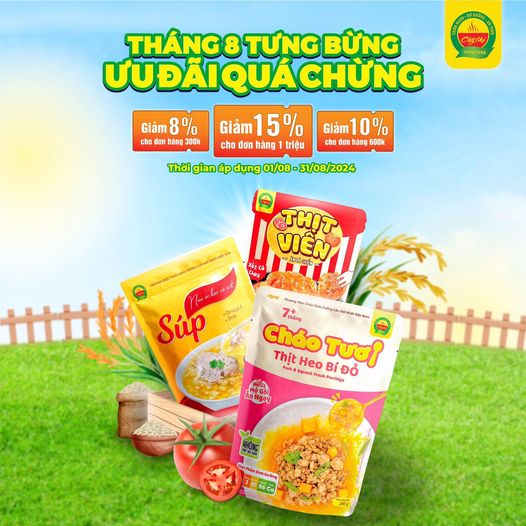 THÁNG 8 TƯNG BỪNG - ƯU ĐÃI QUÁ CHỪNG