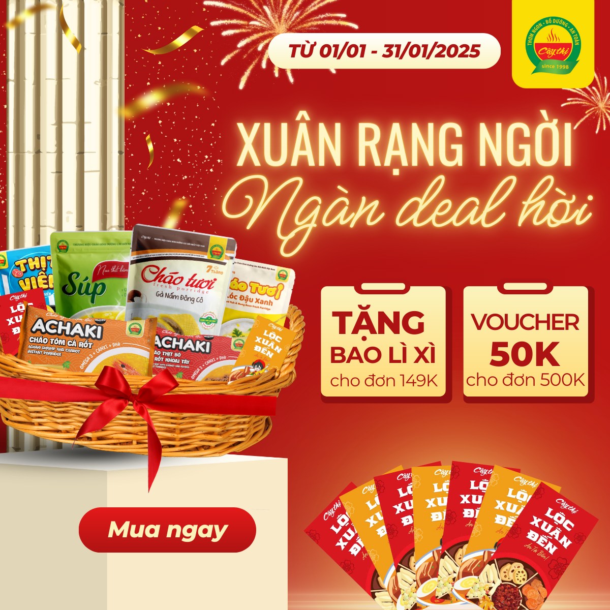 TẾT ĐẾN XUÂN VỀ – QUÀ TẶNG Ê HỀ