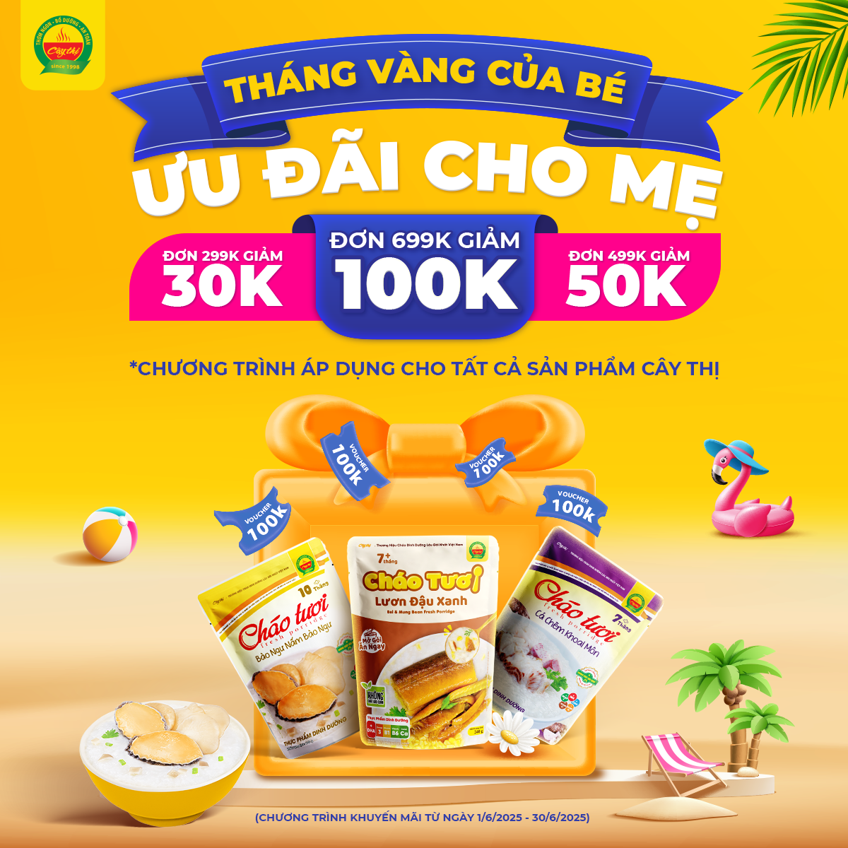 THÁNG VÀNG CỦA BÉ – ƯU ĐÃI CHO MẸ