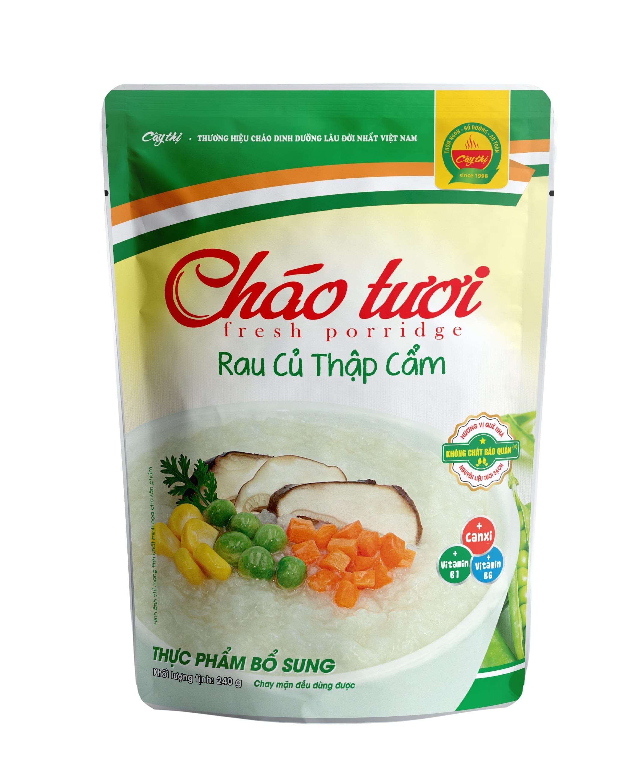 Cháo Tươi Rau Củ Thập Cẩm