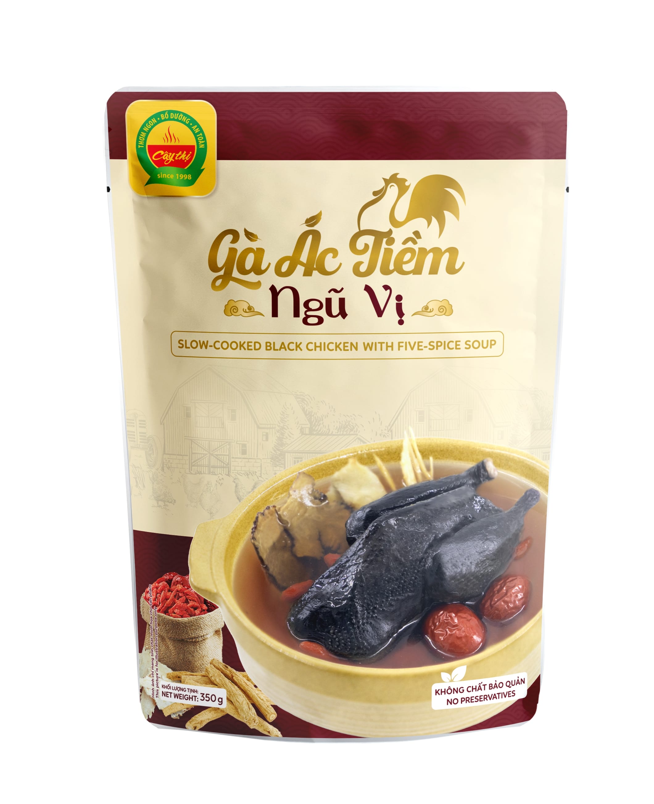 Gà Ác Tiềm Ngũ Vị