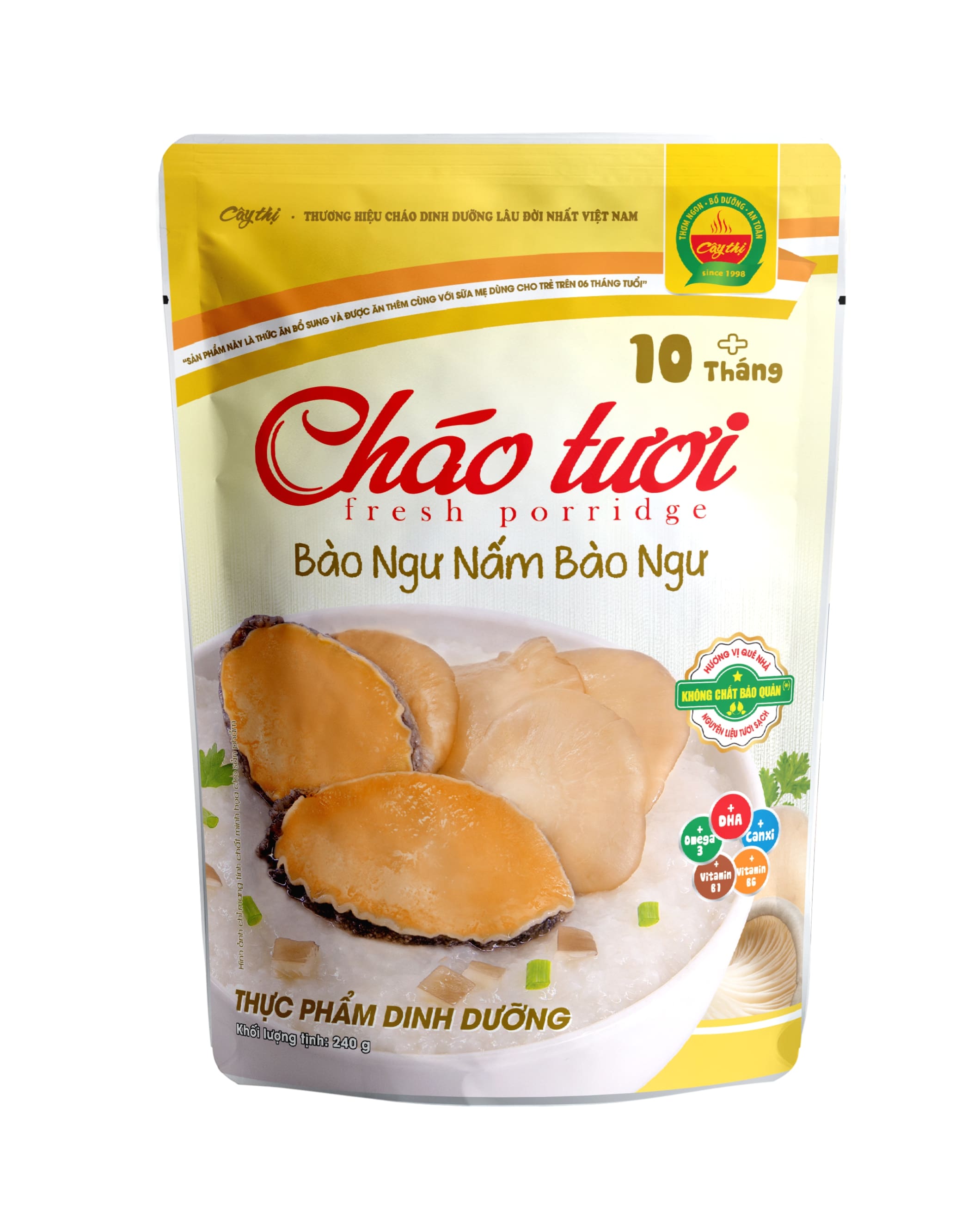 Cháo Tươi Bào Ngư Nấm Bào Ngư