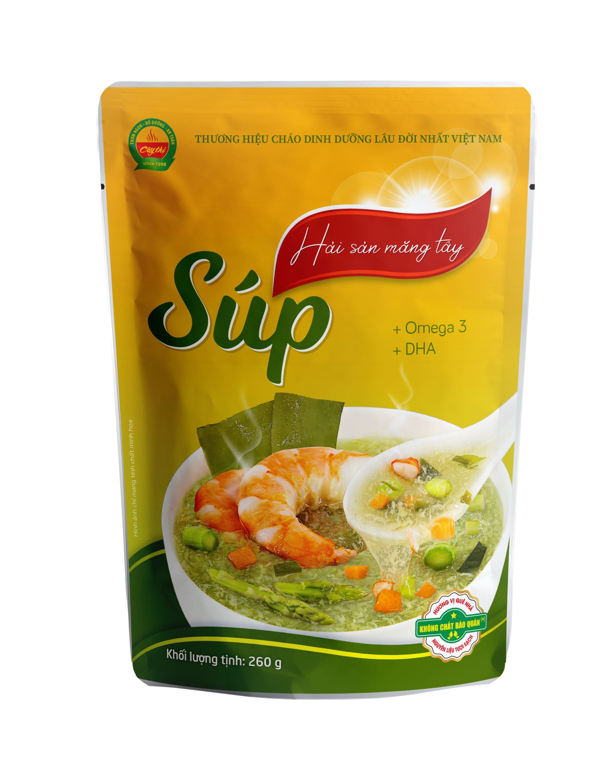 Súp Hải Sản Măng Tây