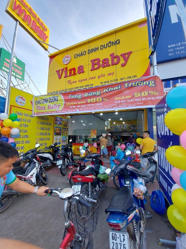Cửa hàng cháo dinh dưỡng Vina Baby